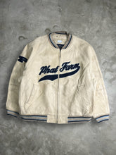 Load image into Gallery viewer, Vintage PHAT FARM Big Logo Leather Jacket (5XL) JK691