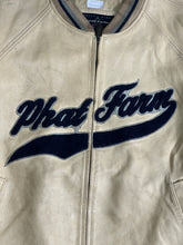 Load image into Gallery viewer, Vintage PHAT FARM Big Logo Leather Jacket (5XL) JK691