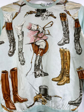 Load image into Gallery viewer, Vintage HERMÈS Paris Printed Silk Sweatshirt (38) GTMPT962