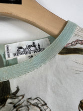 Load image into Gallery viewer, Vintage HERMÈS Paris Printed Silk Sweatshirt (38) GTMPT962