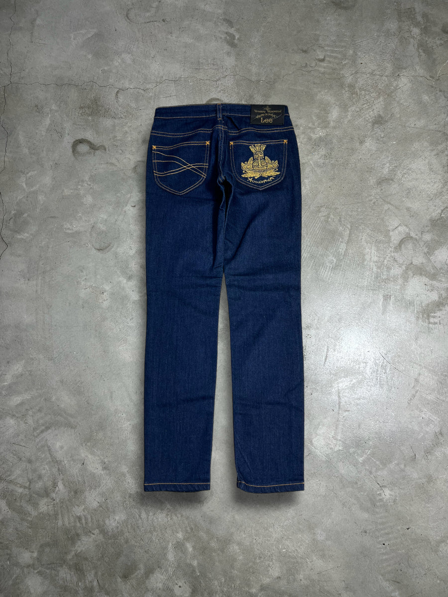 希少 美品 Vivienne Westwood ANGLOMANIA×LEE Vivienne Westwood Anglomania x Lee Skinny Jean GTMPT339