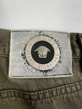 Load image into Gallery viewer, Vintage VERSACE Jeans Signature Khaki Green Denim GTMP154
