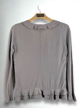 Load image into Gallery viewer, Gucci Silk Ruffle Blouse (42) GTMP167
