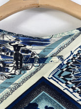 Load image into Gallery viewer, Jean Paul Gaultier FEMME 3/4 Sleeve Printed Blouse (40) GTMP165
