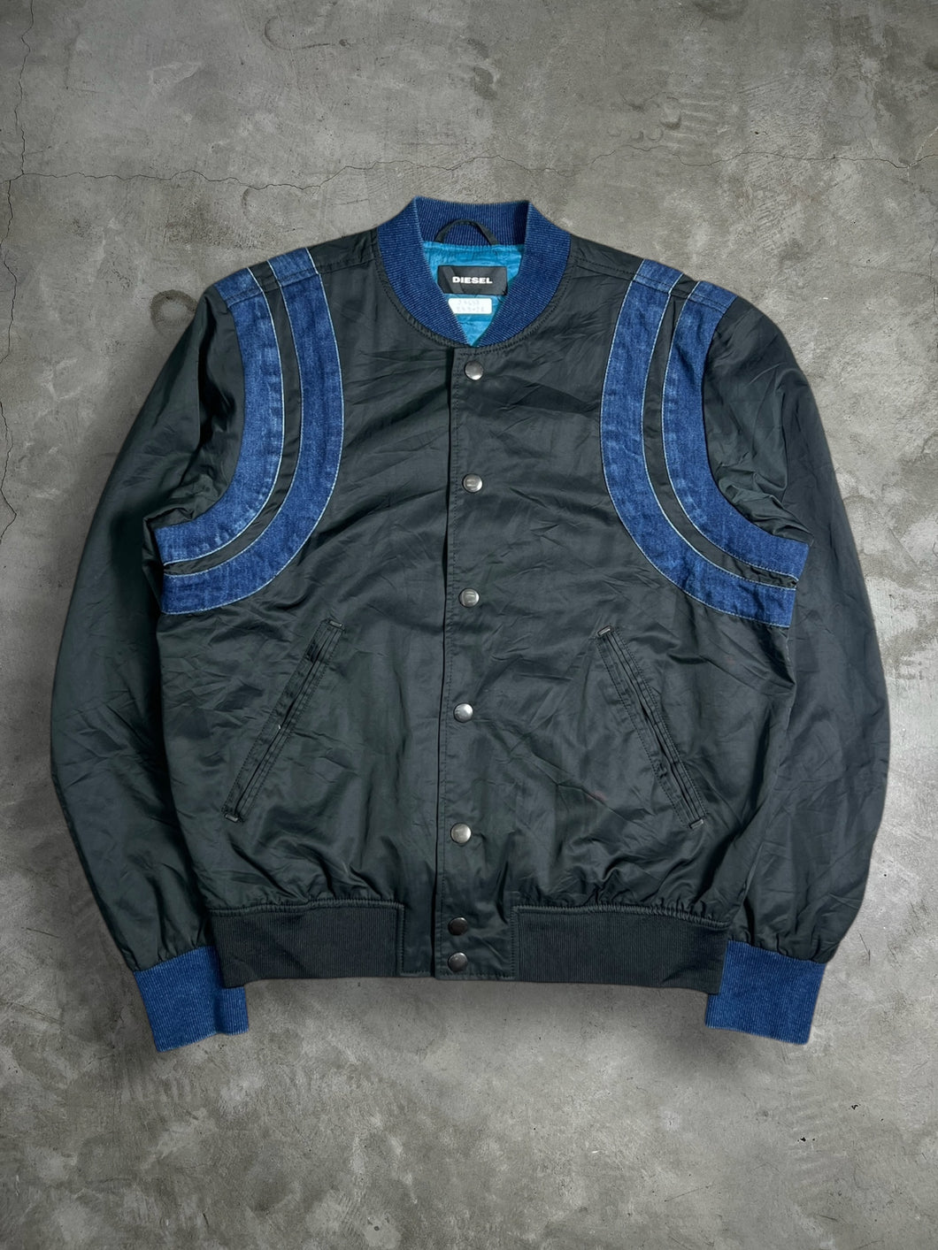 DIESEL Y2K Bomber Button Up Jacket (L) JK658