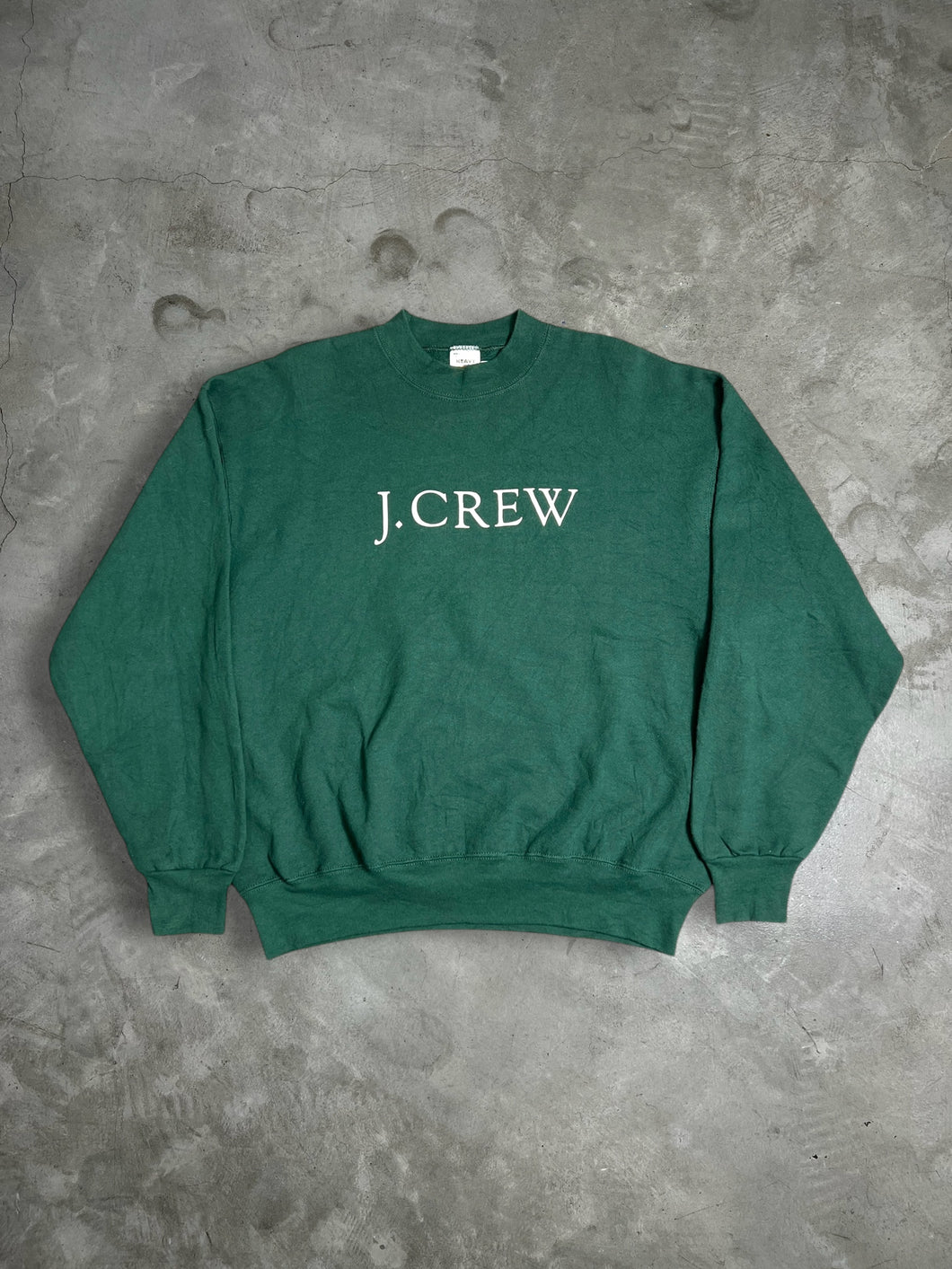 Vintage 90s J.Crew Box Logo Sweatshirt (XL) JKA048