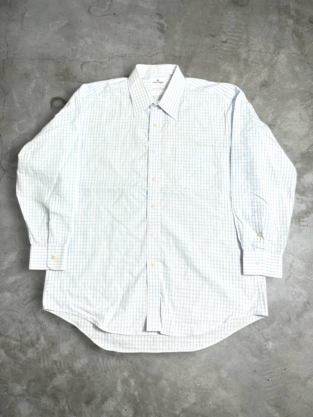 Courrèges Plaid Button Up Shirt JKA039
