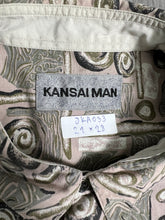 Load image into Gallery viewer, Vintage Kansai Man Printed Art Button Up Shirt (M) JKA033
