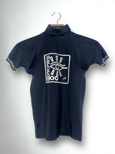Load image into Gallery viewer, Peakaboo Basil Y2K Mock Neck Polyester Tee GTMP060
