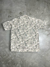 Load image into Gallery viewer, Vintage Kansai Man Printed Art Button Up Shirt (M) JKA033
