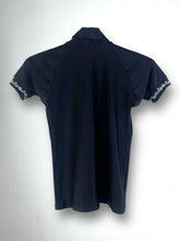 Load image into Gallery viewer, Peakaboo Basil Y2K Mock Neck Polyester Tee GTMP060
