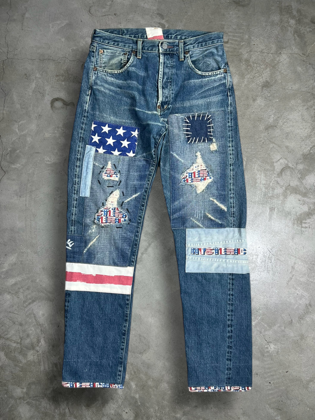 Vintage Kinky Jeans HYSTERIC GLAMOUR Patchwork Denim GTMPT521