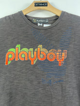 Load image into Gallery viewer, Playboy Rabbit Embroidery Y2K Graphic Tee (M) GTMP052
