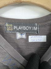 Load image into Gallery viewer, Playboy Rabbit Embroidery Y2K Graphic Tee (M) GTMP052

