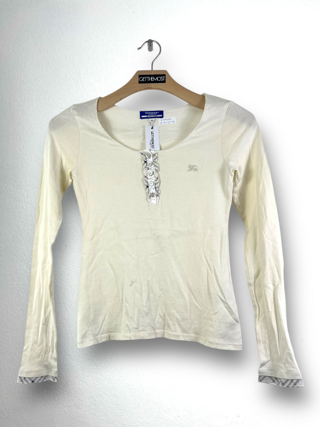 Burberry Mini Logo Long Sleeve Tee (38) GTMP049