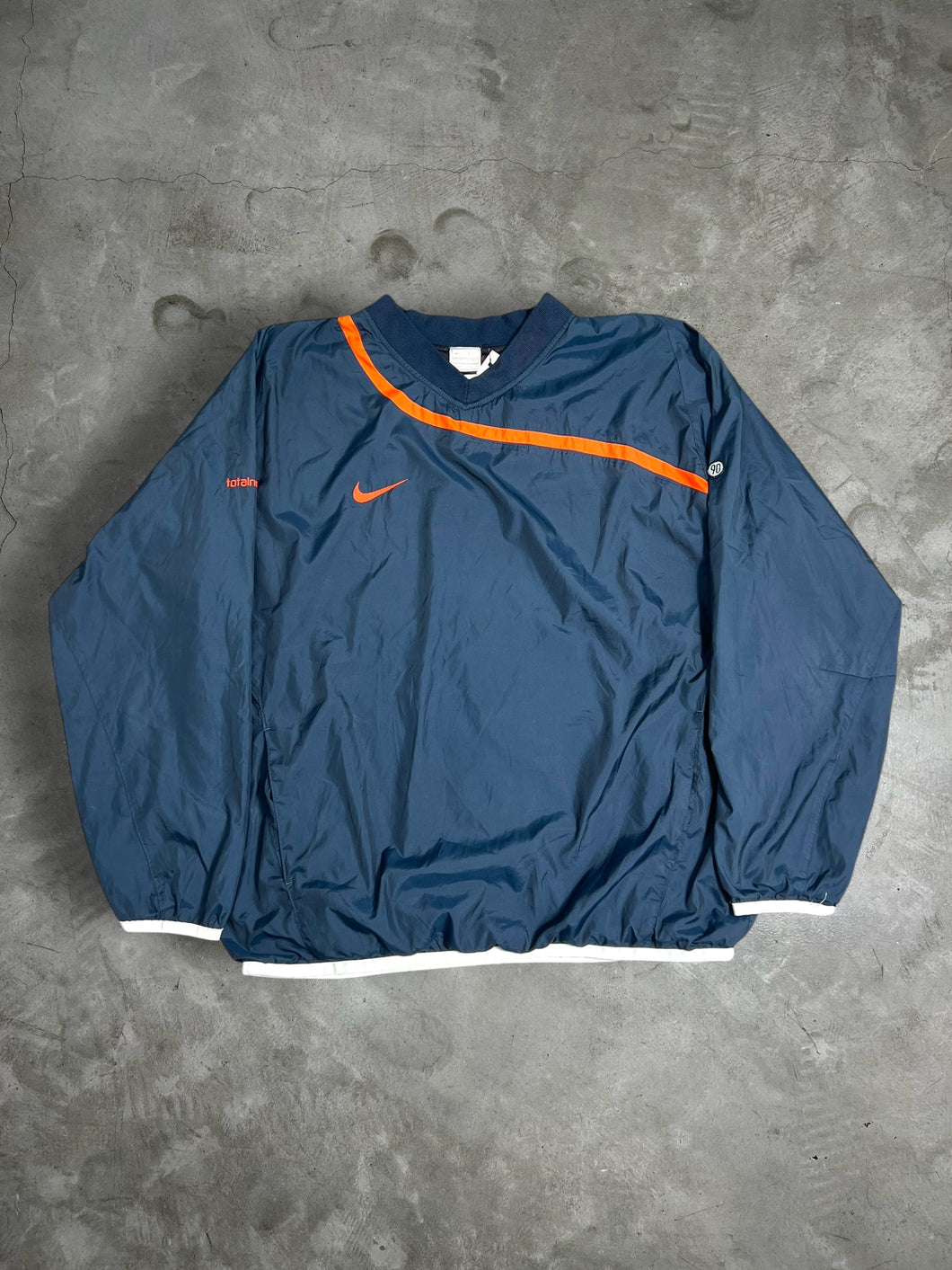 Vintage NIKE Total 90 Mini Swoosh Polyester Sweatshirt (XL) JK943