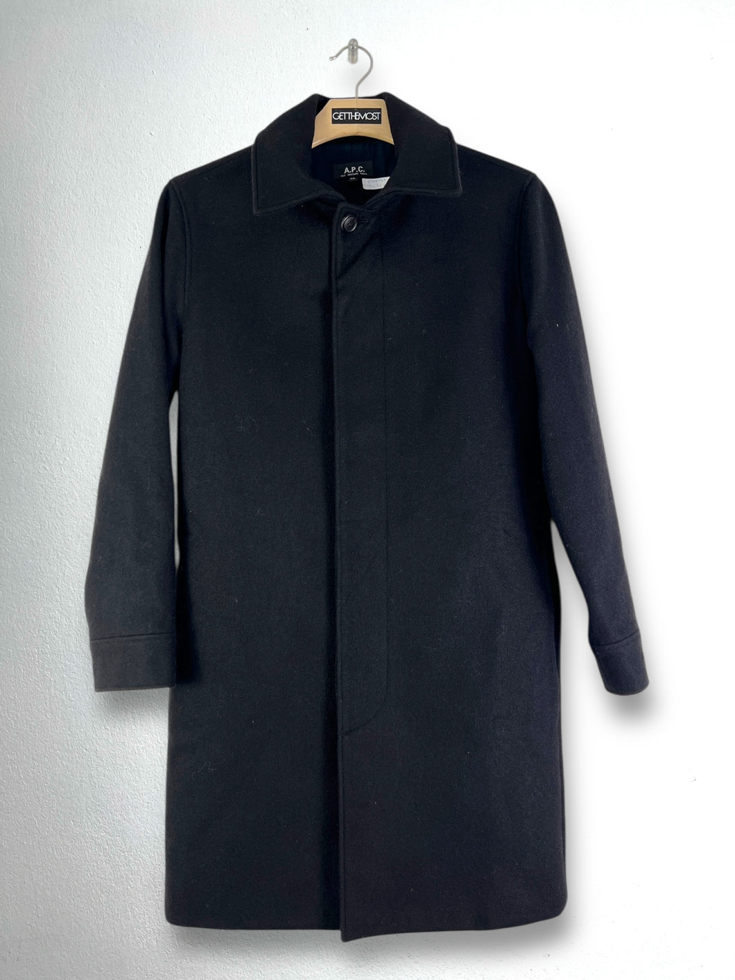 Vintage A.P.C. Wool Trench Coat (XS) GTMP175