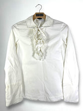 Load image into Gallery viewer, Armani Jeans Ruffle Blouse (2) GTMP172
