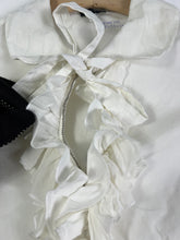Load image into Gallery viewer, Armani Jeans Ruffle Blouse (2) GTMP172
