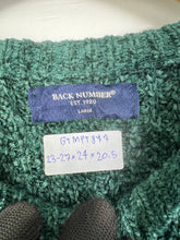 Load image into Gallery viewer, Back Number Knit Sweater (L) GTMPT877
