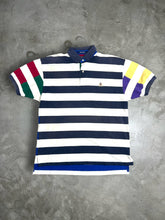 Load image into Gallery viewer, Vintage Tommy Hilfiger Striped Polo Shirt (M) JK954
