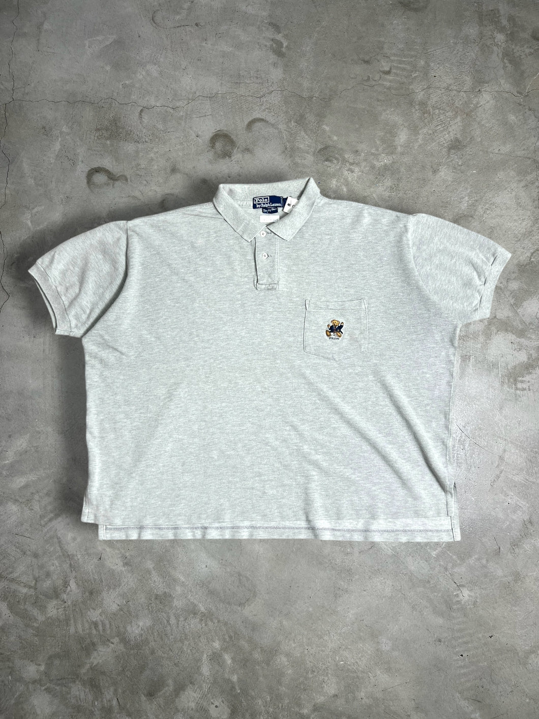 Vintage 90s Polo Ralph Lauren Bear The Big Shirt Polo (M) JKA075