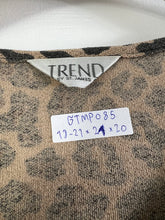 Load image into Gallery viewer, Trend Y2K Style Leopard Print Cropped L/S Tee GTMP085
