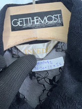 Load image into Gallery viewer, Incede Black Lace Y2K Buttons Up Shirt (M) GTMP082
