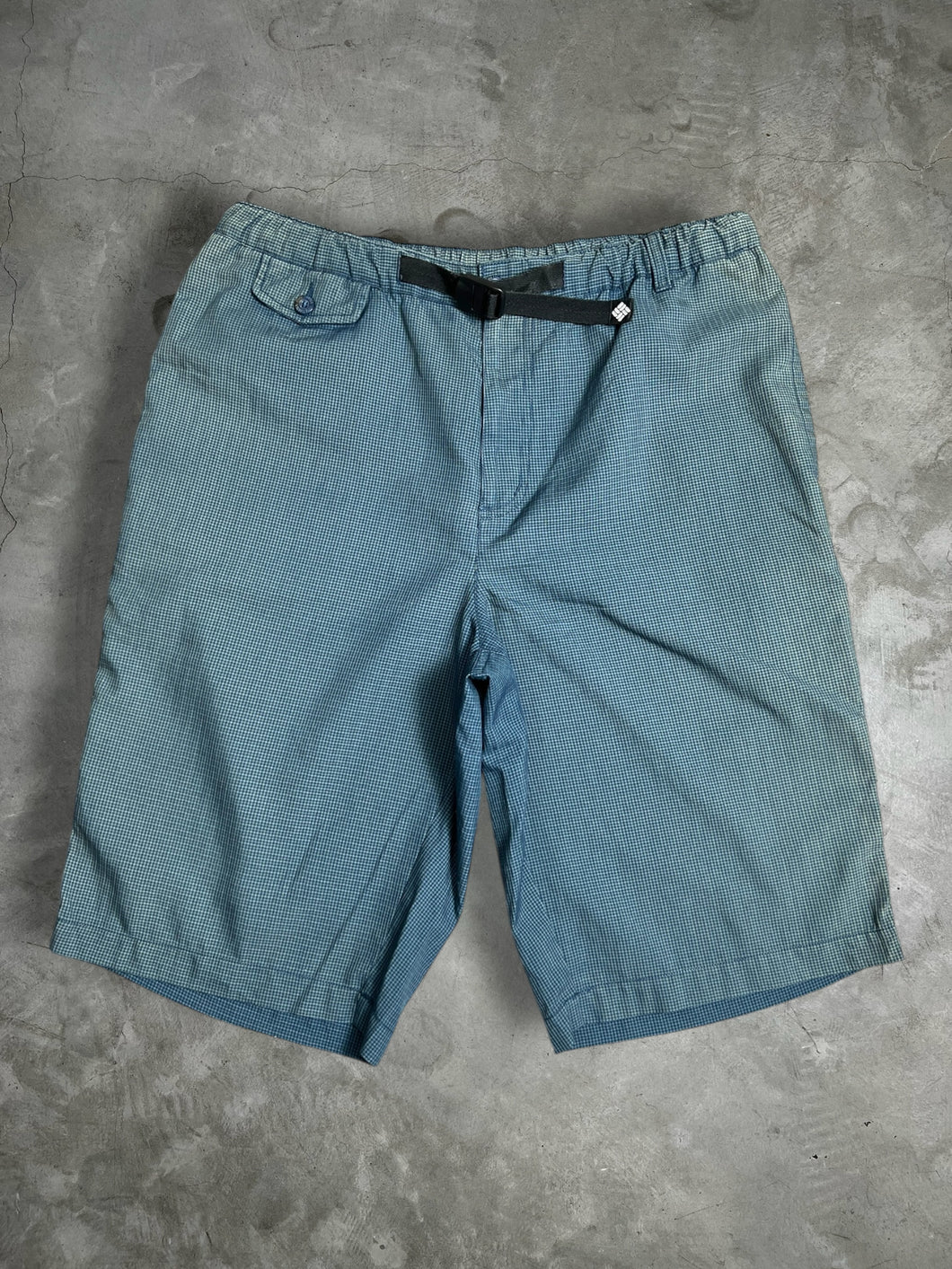 Columbia Titanium Blue Houndstooth Short JKA066