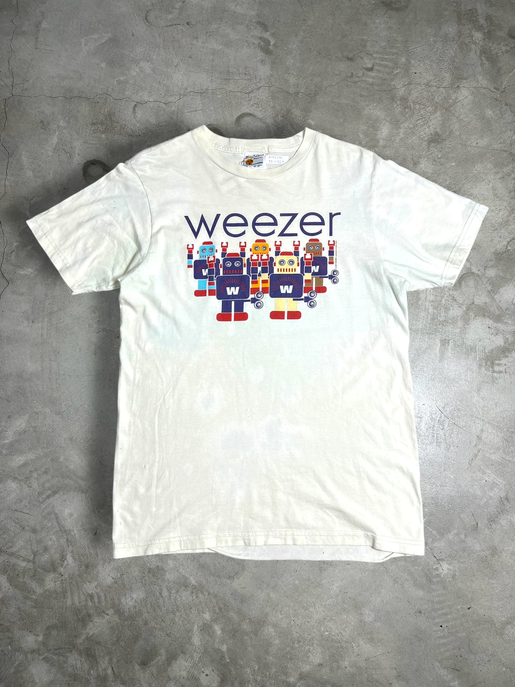 Vintage Weezer Robot Band Graphic Tee (M) GTME617
