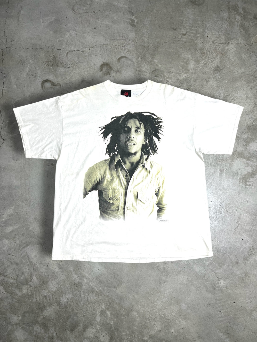 Vintage Bob Marley Reggae Legend Big Graphic Tee (XXL) GTME615