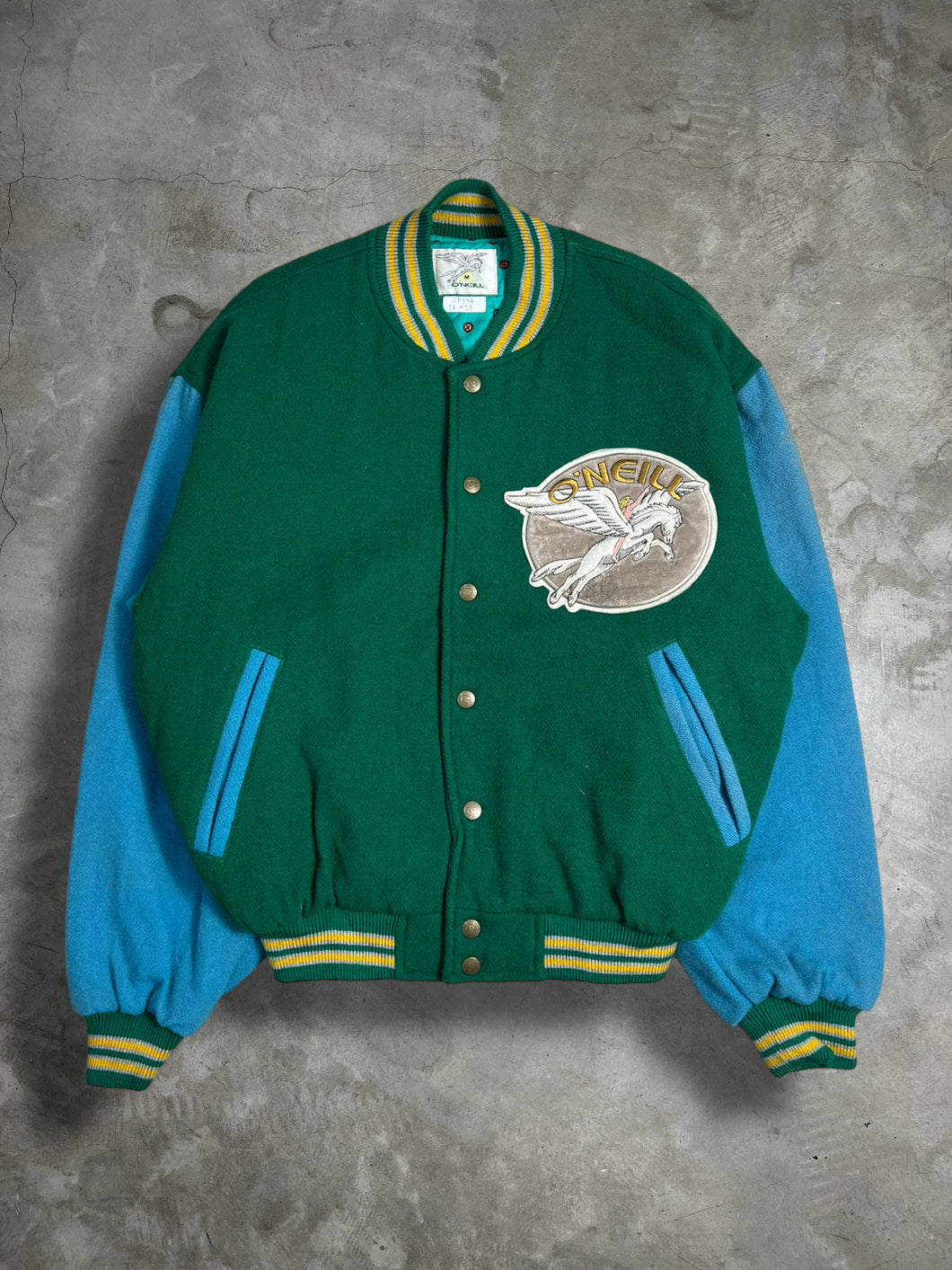 Vintage 80s O'neill Lined Wool Varsity Jacket (M) JK314