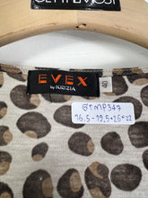 Load image into Gallery viewer, Evex Y2K V-Neck Animal Printed L/S Blouse (40) GTMP347
