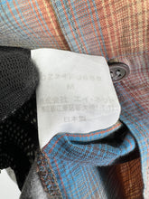 Load image into Gallery viewer, CABANE de ZUCCa Plaid Mix With Solid Gray Shirt (M) GTMP342

