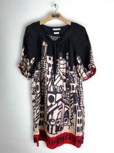 Load image into Gallery viewer, TSUMORI CHISATO Cityscape Printed Pre-Fall 2013 Silk Dress (2) GTMP339
