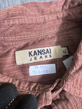 Load image into Gallery viewer, KANSAI Jeans Corduroy Button Up Shirt (L) JK963
