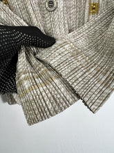Load image into Gallery viewer, Pleats Please ISSEY MIYAKE Denim Jacket Printed Shirt (3) GTMP332
