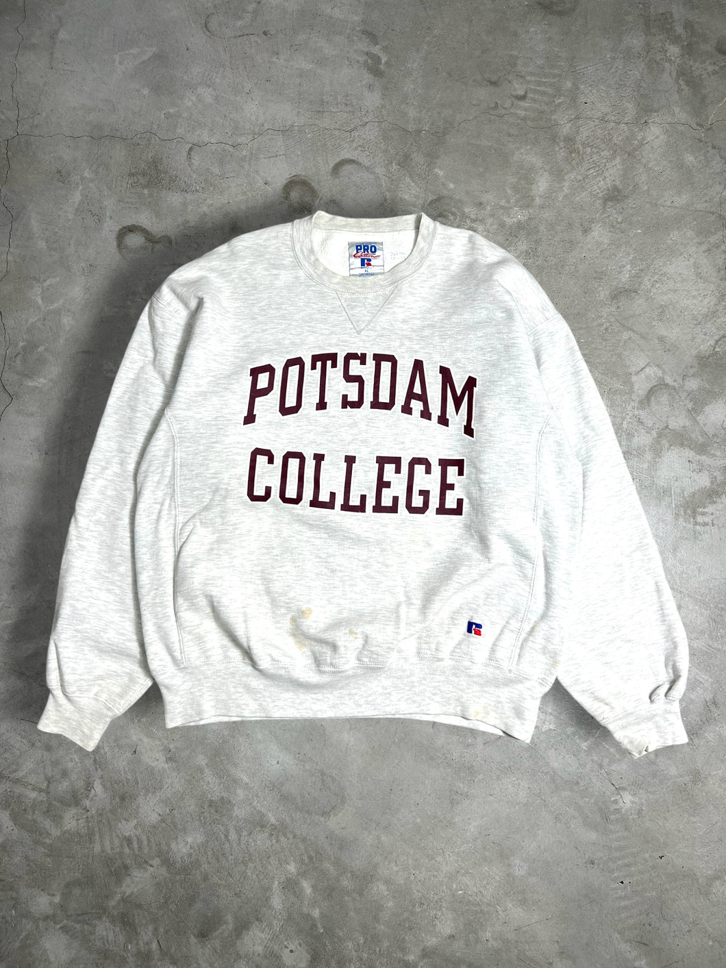 Vintage Russell Pro Cotton Postdam College Sweatshirt (XL) JKA114