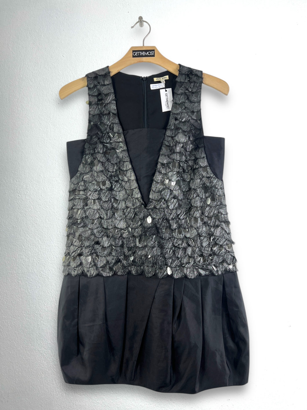 Miu Miu Linen Mini Dress (36) GTMP092