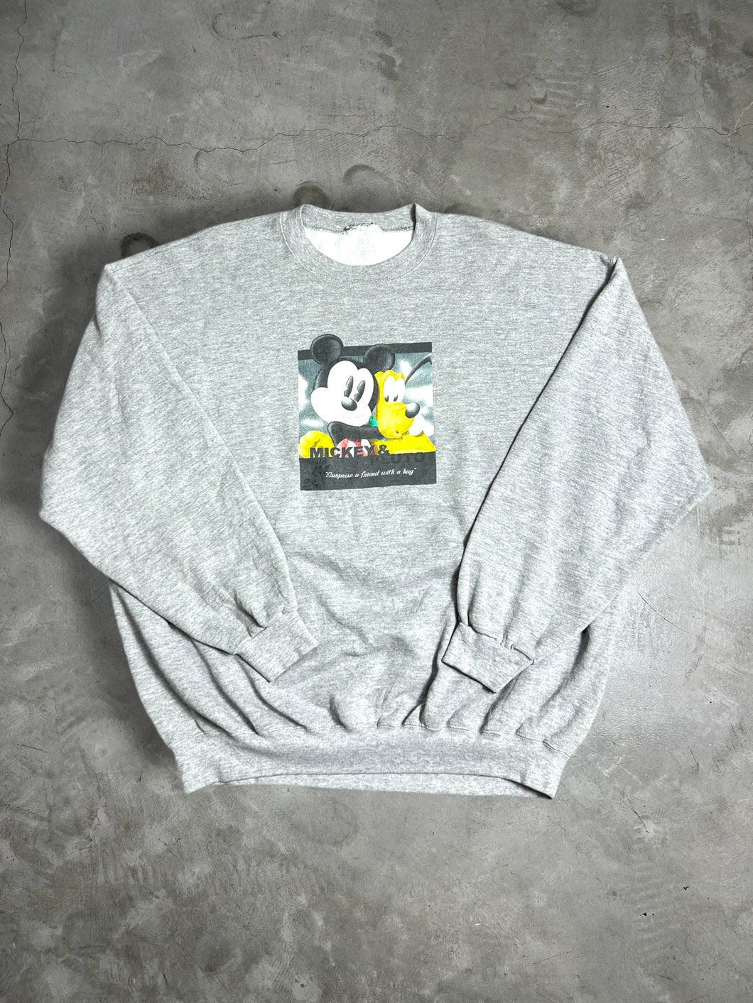 Vintage Mickey & Pluto Graphic Sweatshirt JKA111