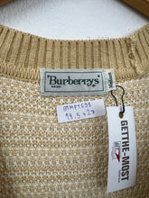 Load image into Gallery viewer, Vintage Burberrys Knit Sleeveless Cardigan (M) GTMPT698
