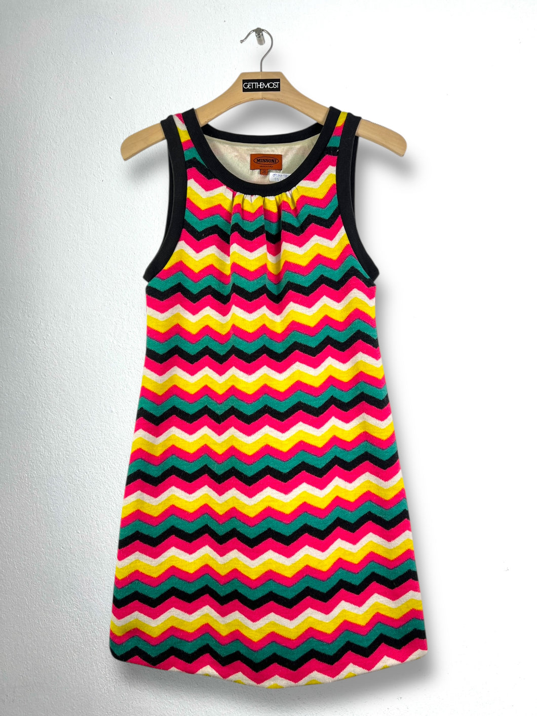 MISSONI Zig-Zag Striped Dress (36) GTMP180