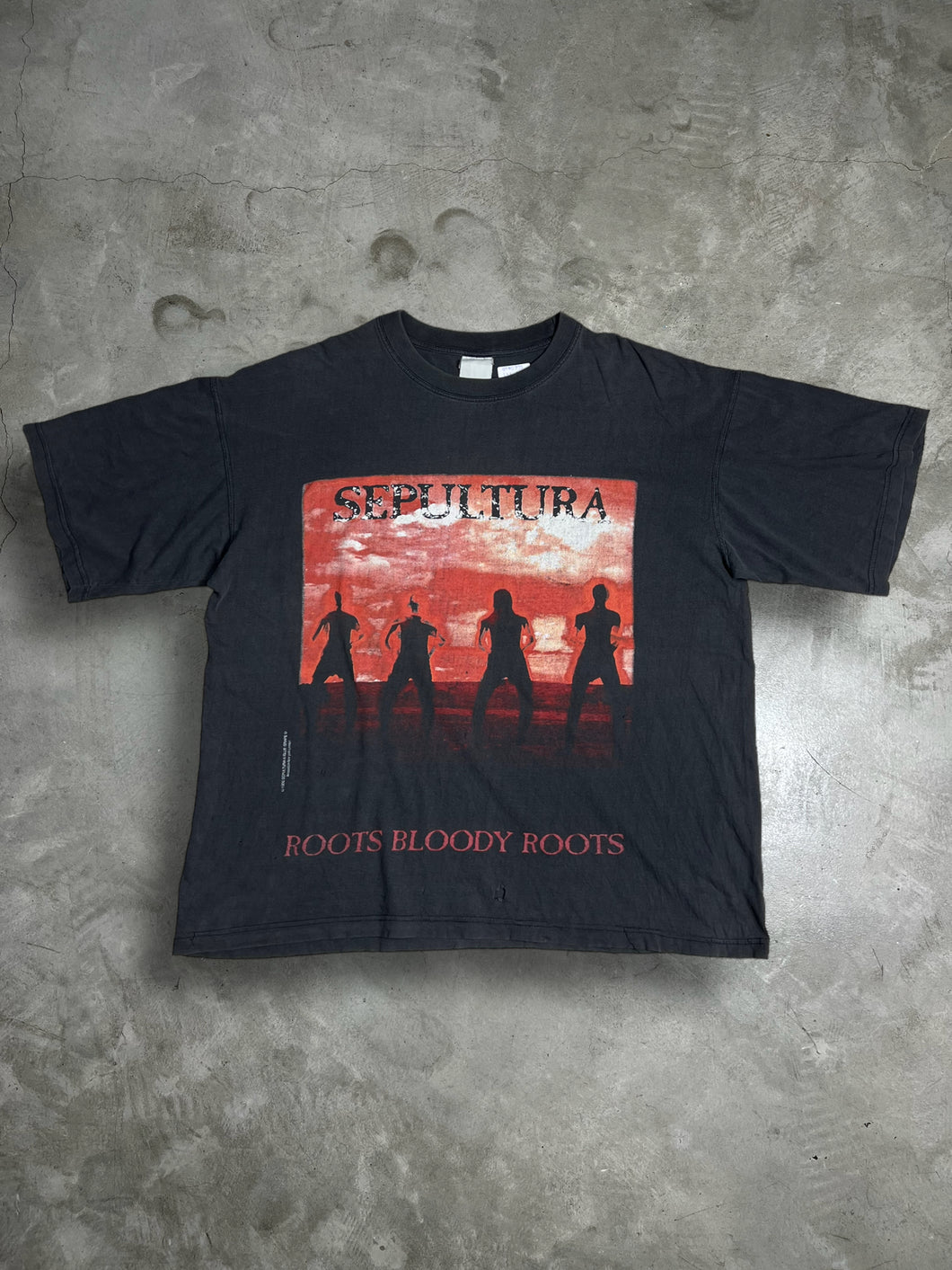 Vintage 90s Sepultura Roots Bloody Roots Album Promo Tee (XXL) GTMD995