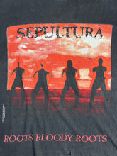 Load image into Gallery viewer, Vintage 90s Sepultura Roots Bloody Roots Album Promo Tee (XXL) GTMD995
