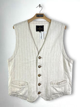 Load image into Gallery viewer, Gianni Valentino Linen Tuxedo Vest (L) GTMP099
