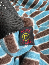 Load image into Gallery viewer, Hysteric Glamour Kinky Slick Fleece Striped Jumpsuit GTMP184
