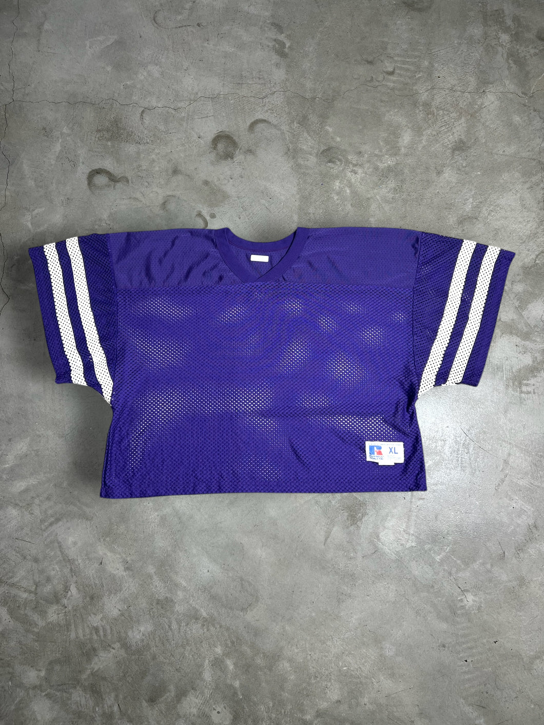 Y2K Vintage Russell Athletic Purple Mesh Jersey (XL) GTME643