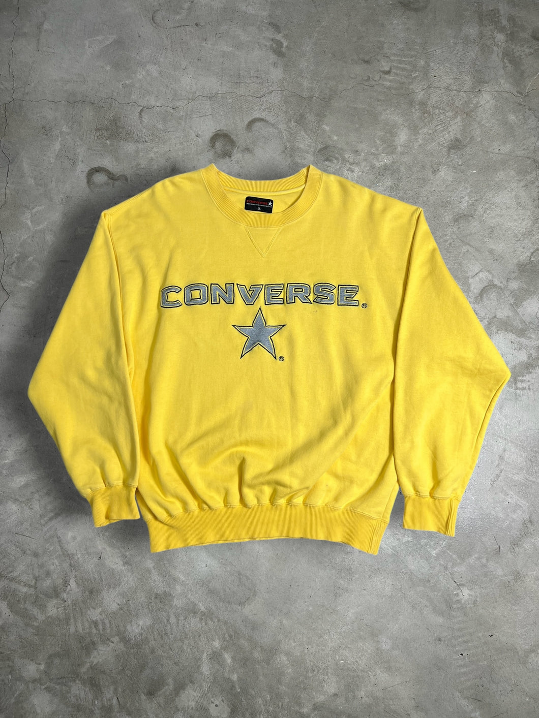 Vintage Converse One Star Box Logo Sweatshirt (L) JK740