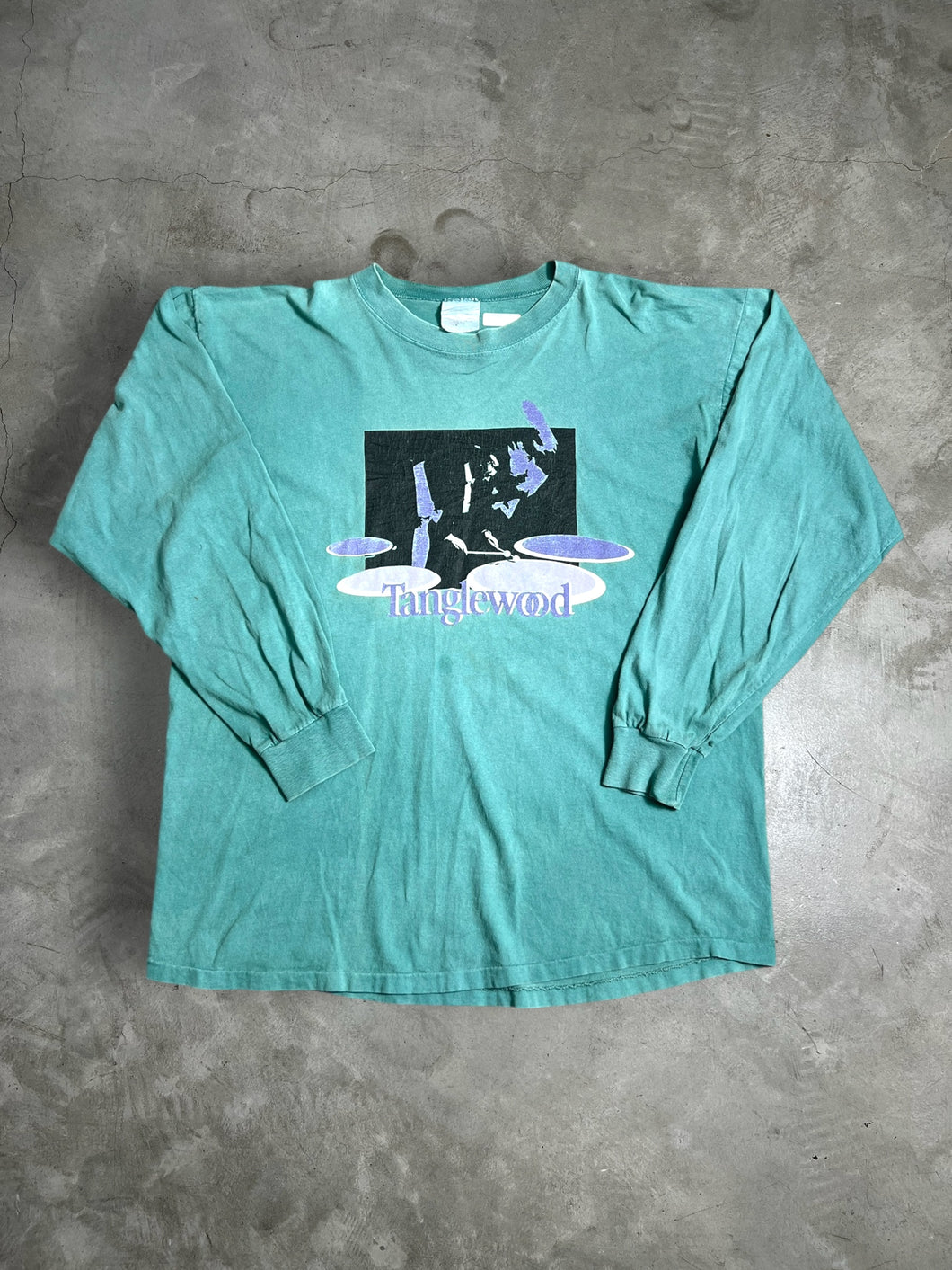 Vintage 90s Tanglewood Guitars Promo L/S Graphic Tee GTME633