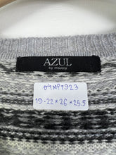 Load image into Gallery viewer, Azul by Moussy Geometric Knit Sweater (S) GTMPT923
